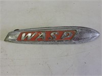 WASP Chrome Emblem, 9.5" L
