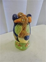 Whimsical Duck Vase, 7.5" T
