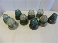 Selection of Insulators, approx 9