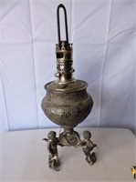 Beautiful Ornate Victorian Oil Lamp