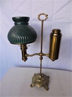Brass Desk Oil Lamp