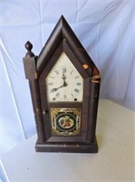 Antique Steeple Mantle Clock