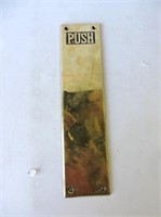Brass Door Push Plate