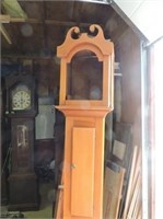 Antique Grandfather Clock Case, 86" T