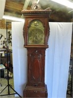 Outstanding 19th Century Grandfather Clock, 89"T