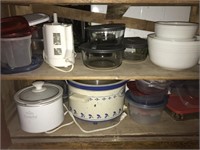 Entire Cabinet Full Of Dishware & Kitchen