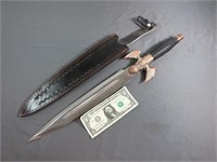 Cool Large Fantasy Dagger w/Scabbard