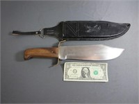 Large Bowie Knife w/Sheath - A