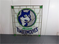 *Minnesota Timberwolves Colored Glass