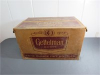 *Vintage Gettelman Wax Case w/(15) Bottles