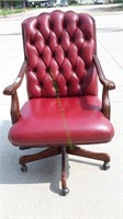 Red Leather Office Chair