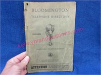 1943 bloomington telephone directory
