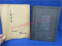 1928 gothic annual & 1956 "last words" (BHS)