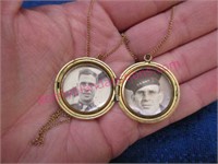 old gold-filled locket on 18in chain