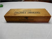 Nice Old Wooden Cigar Advertising Box