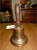 Older Solid Brass School Bell