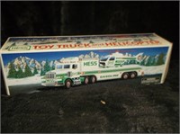 HESS GASOLINE TRUCK AND HELECOPTER IN ORIGINAL