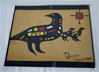 Original Ojibway Art - Signed  13" x 20"