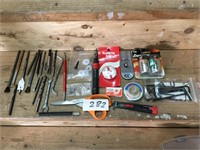 LOT Miscellaneous Hand Tools and Hardware