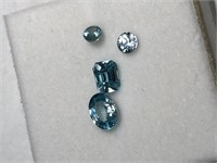 $200. Genuine Rare Blue Zircon(Approx 2ct) Gemston