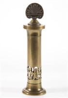 W. H. WILLIAMS'S BRASS SHAVING LAMP, cylinder