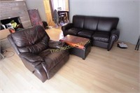 Pleather leather sofa Archi Bunker Chair table