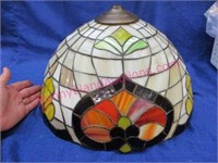 vintage lamp shade (stained glass-style)
