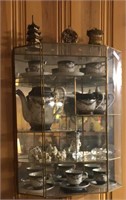 Dragonware Tea Set w/ Display Cabinet