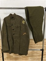 Authentic WWI US Army 35th Division Uniform