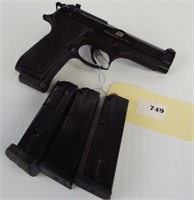 Beretta Brigadier, 9mm caliber, semi-auto