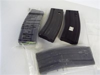 4-30rd AR-15 Magazines, 2 are new in bag