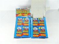 Two Cases full of Vintage Unopened Baseball Cards