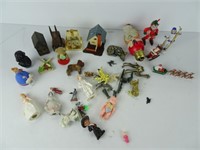 Assorted Miniature People - Buildings - Animals -