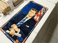 20" x 38" John F. Kennedy JFK Tapestry Made in