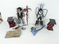 Set of KISS Figures with Accessories