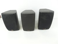 Three Polk Audio Speakers