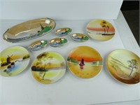Hand Painted Plates - Japan