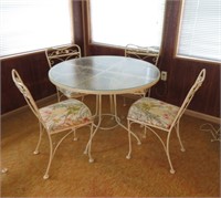 Wrought Iron Table & Chairs