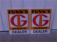 Funks Corn Seed Dealer Signs