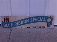 IH Blue Ribbon Special Sign
