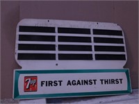 7-up First Against Thirst sign