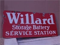 Willard Storage Battery Sign