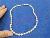 sterling silver honora pearl necklace