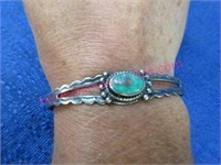 sterling turquoise bracelet (small)