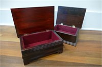 WOODEN BOXES WITH FELT (hand made)