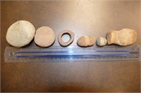 NATIVE AMERICAN STONE NET WEIGHTS/TOOLS