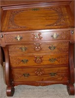 Antique decorative Secretary drop front Vintage