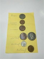 Germany and Holland coins