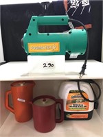 LOT Miscellaneous Items Fog Master Weed Killer