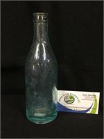 Drewry & Sons Blue Glass Bottle 1917